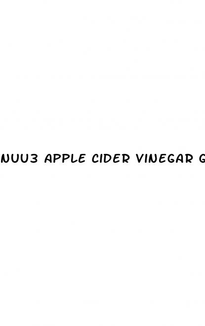 nuu3 apple cider vinegar gummies ingredients