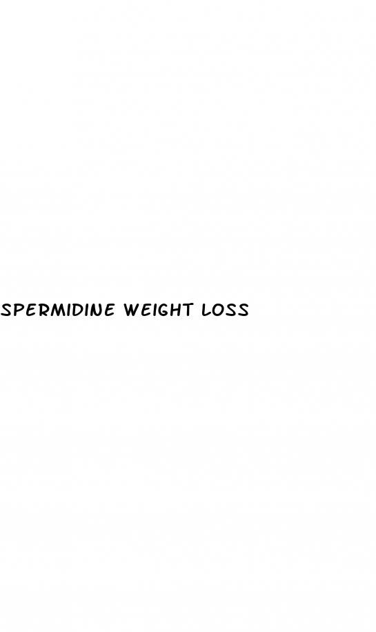 spermidine weight loss