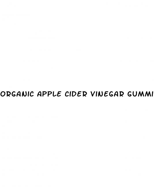 organic apple cider vinegar gummies para que sirve