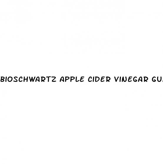 bioschwartz apple cider vinegar gummies