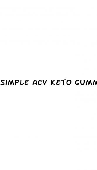 simple acv keto gummies reviews