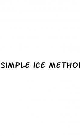 simple ice method for weight loss