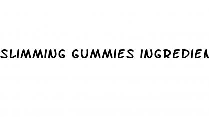 slimming gummies ingredients