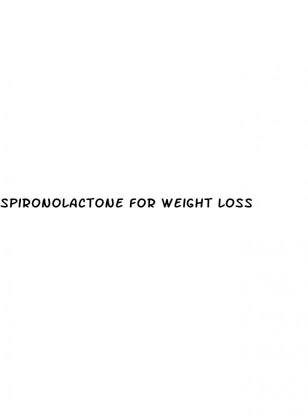 spironolactone for weight loss