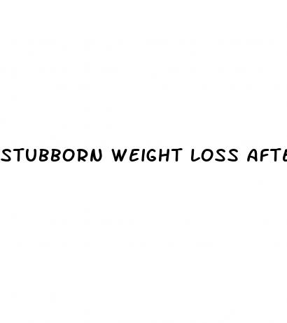 stubborn weight loss after 35