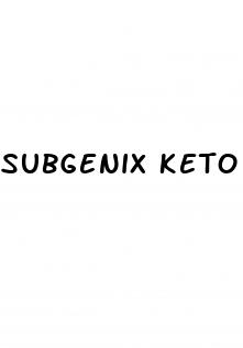 subgenix keto gummies