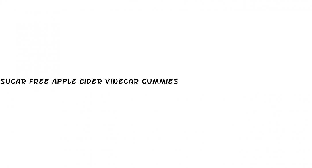 sugar free apple cider vinegar gummies