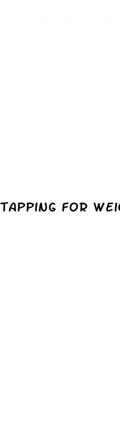 tapping for weight loss