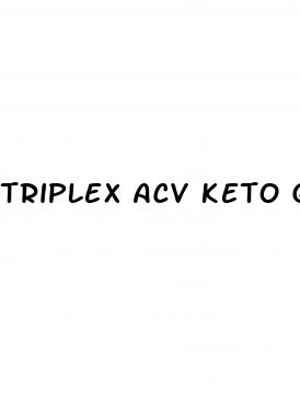 triplex acv keto gummies