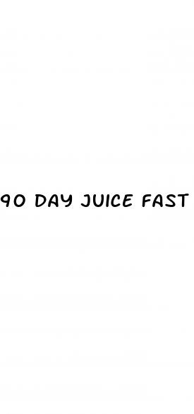 90 day juice fast weight loss results