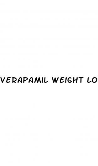 verapamil weight loss