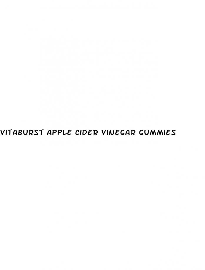 vitaburst apple cider vinegar gummies