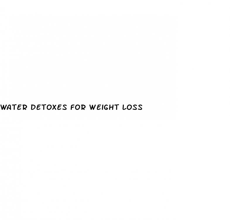 water detoxes for weight loss