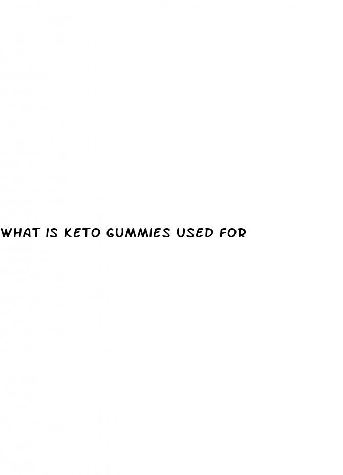 what is keto gummies used for