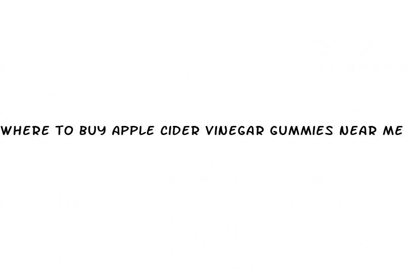 where to buy apple cider vinegar gummies near me