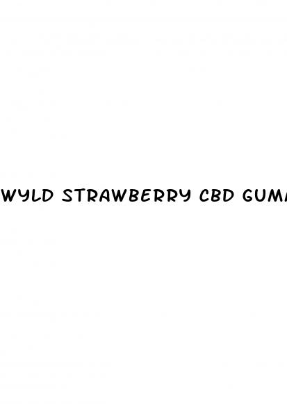 wyld strawberry cbd gummies review