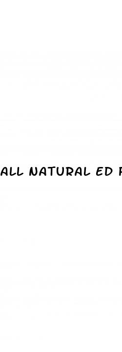 all natural ed pills