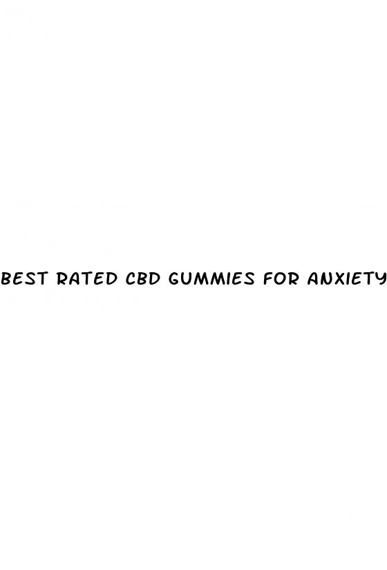 best rated cbd gummies for anxiety