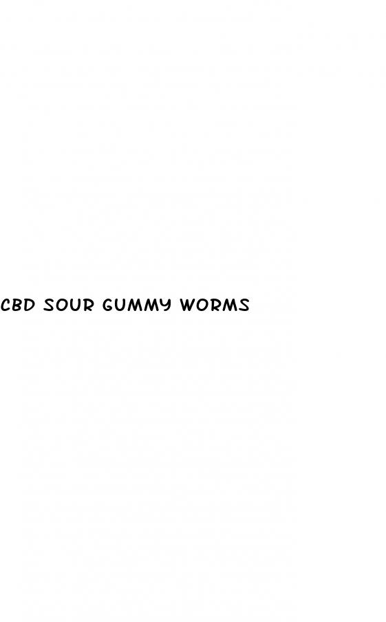 cbd sour gummy worms