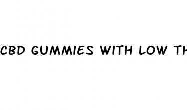cbd gummies with low thc