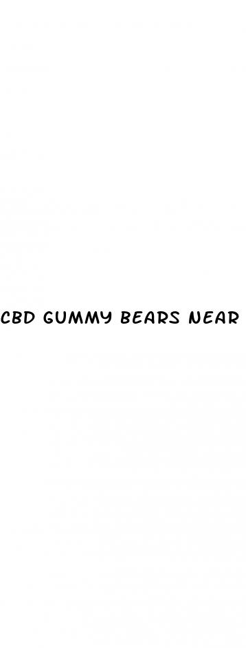 cbd gummy bears near me