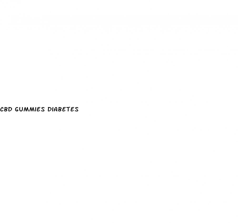 cbd gummies diabetes