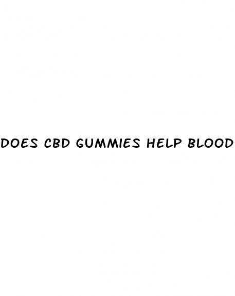 does cbd gummies help blood pressure