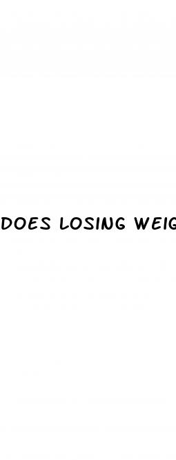 does losing weight increase size of penis