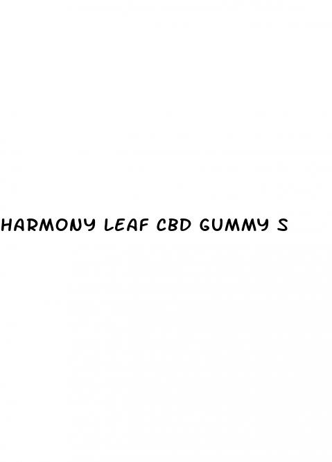 harmony leaf cbd gummy s