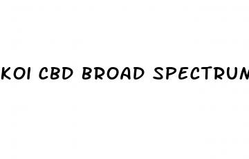 koi cbd broad spectrum gummies