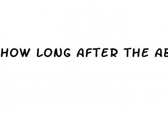 how long after the abortion pill can you have sex