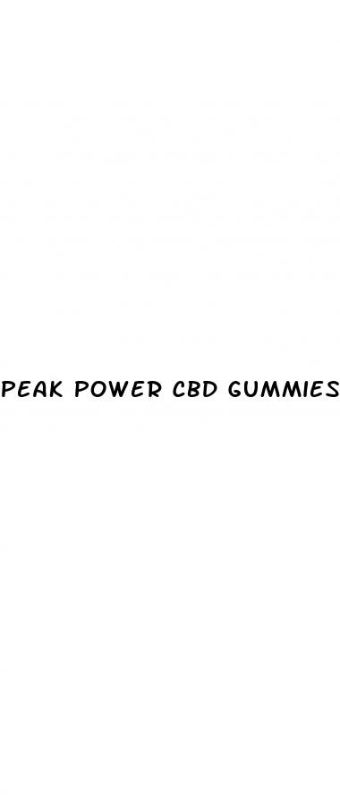 peak power cbd gummies amazon