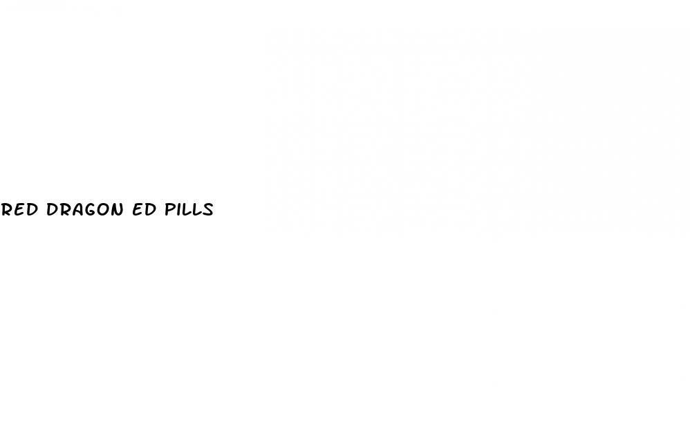 red dragon ed pills