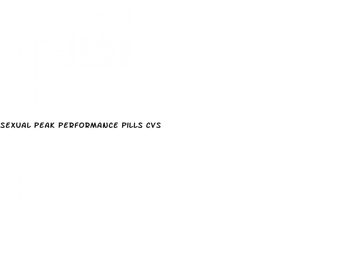 sexual peak performance pills cvs