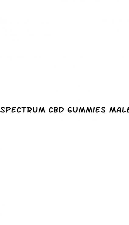 spectrum cbd gummies male enhancement