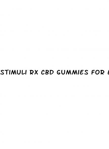 stimuli rx cbd gummies for ed