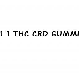1 1 thc cbd gummies