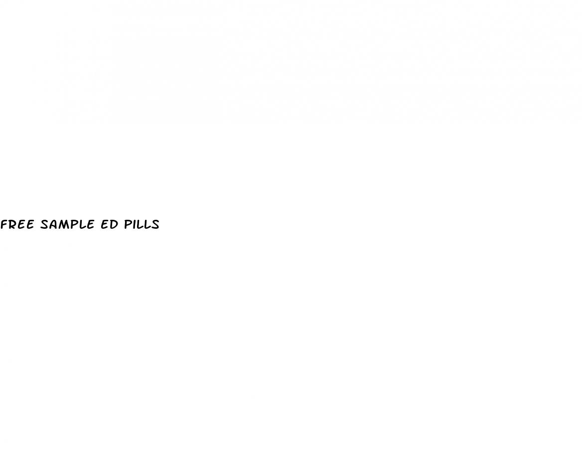 free sample ed pills