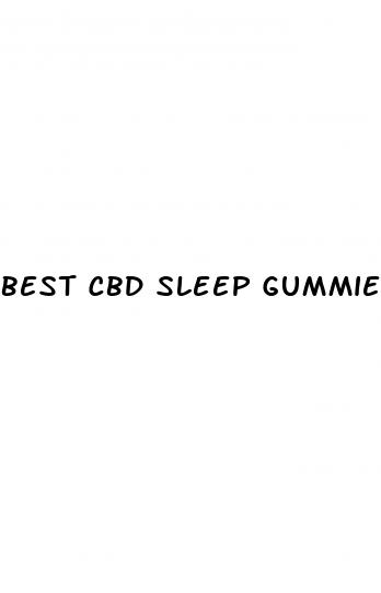 best cbd sleep gummies with melatonin