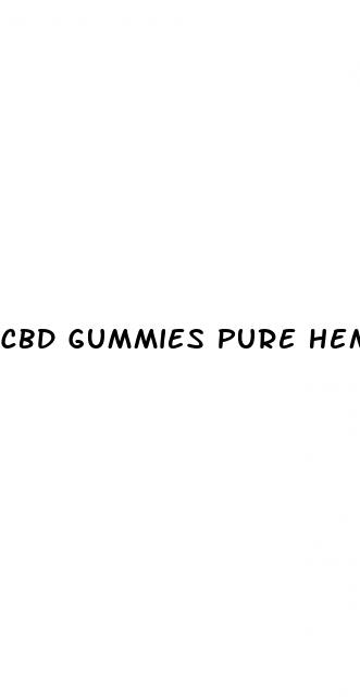 cbd gummies pure hemp extract