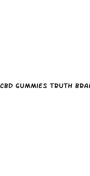 cbd gummies truth brand