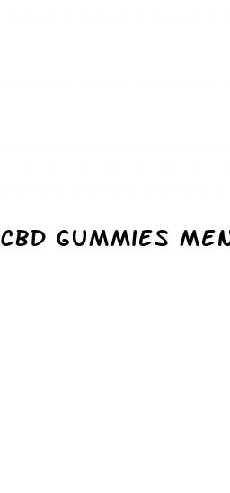 cbd gummies men