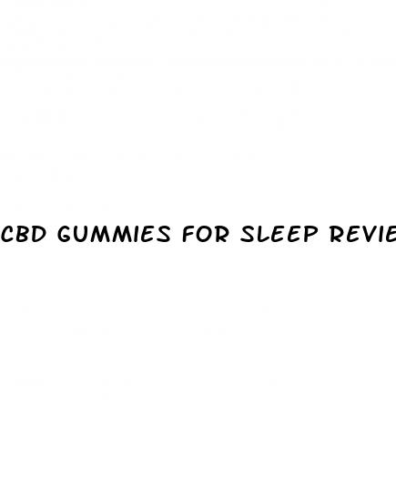 cbd gummies for sleep review