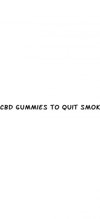cbd gummies to quit smoking shark tank reviews