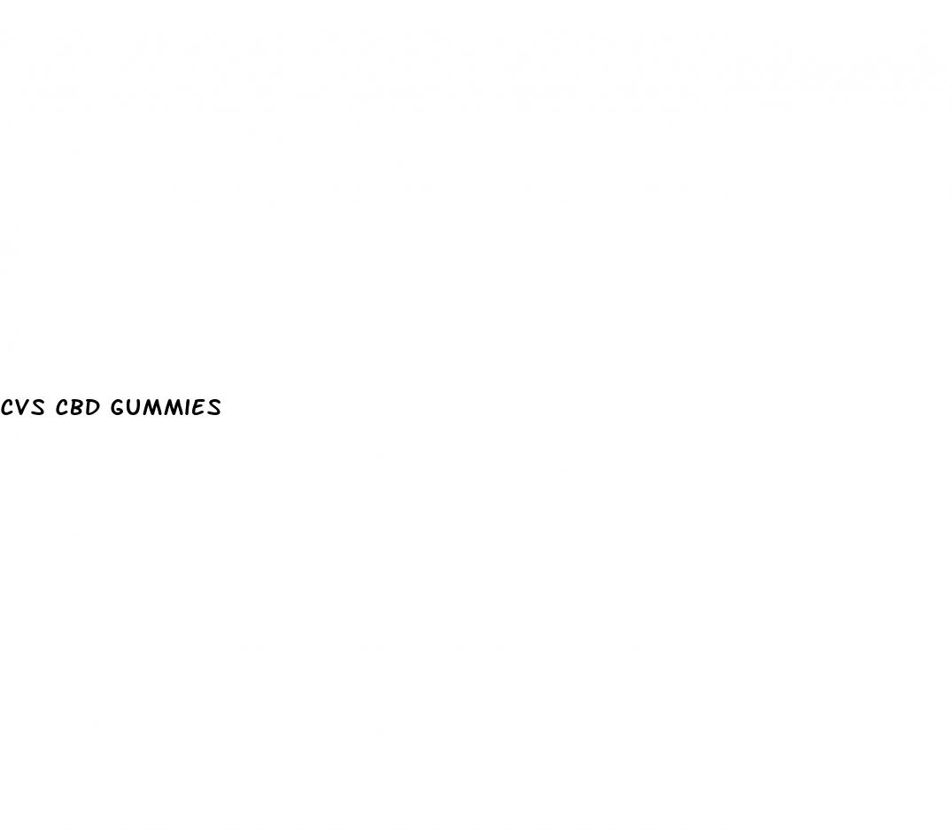 cvs cbd gummies