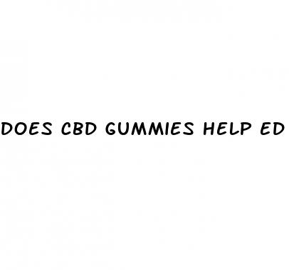 does cbd gummies help ed
