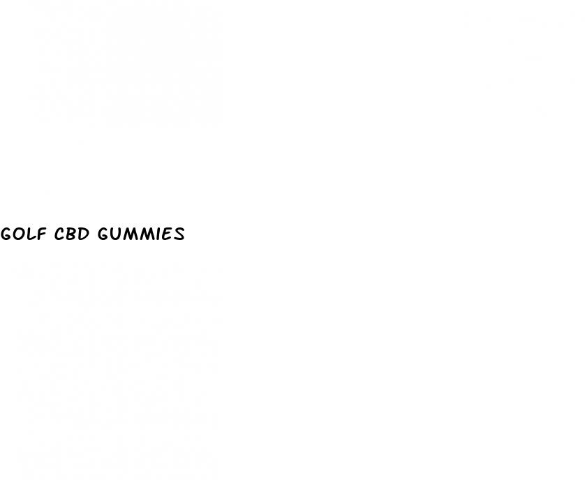 golf cbd gummies