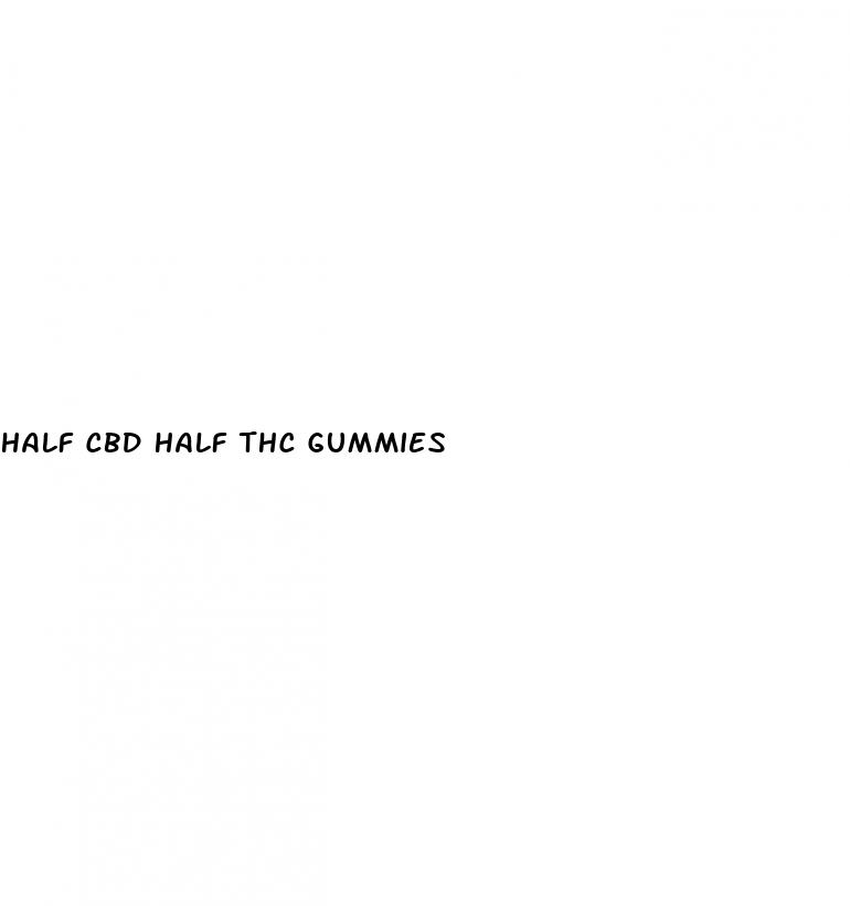 half cbd half thc gummies