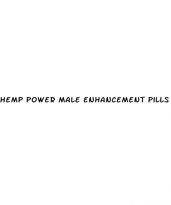 hemp power male enhancement pills