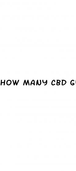 how many cbd gummies to take